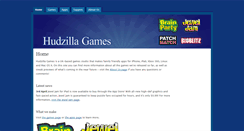 Desktop Screenshot of hudzillagames.com